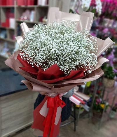 Букет цветов из: Гипсофила в Чурилково