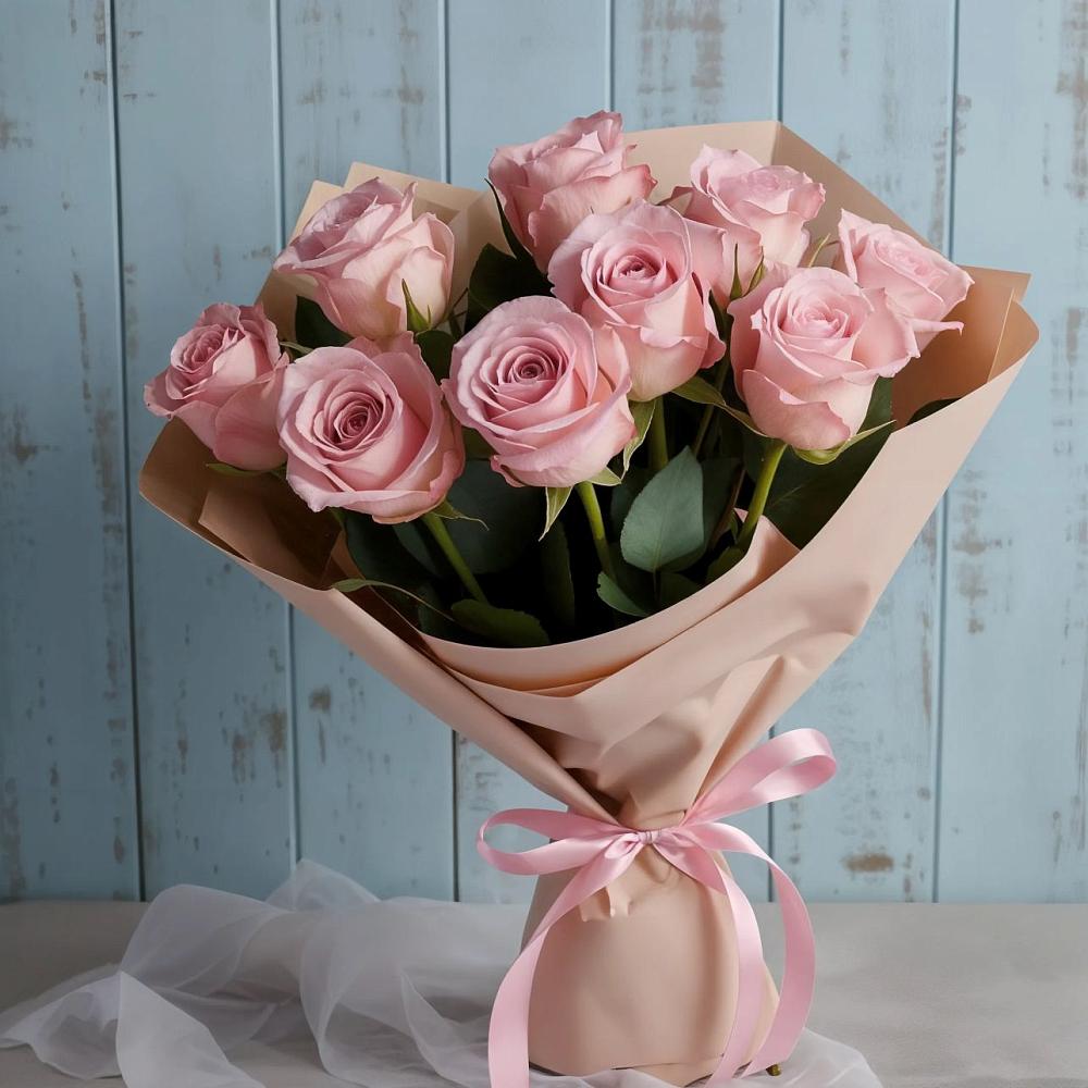 Букет цветов из: Розы в Чурилково