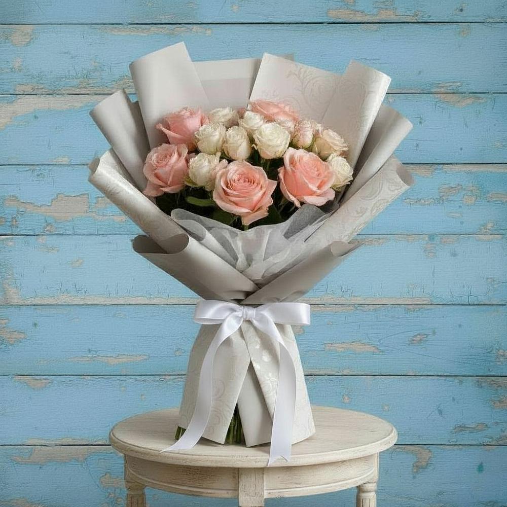 Букет цветов из: Розы в Чурилково