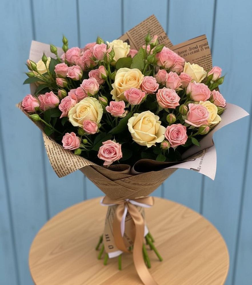 Букет цветов из: Розы в Чурилково