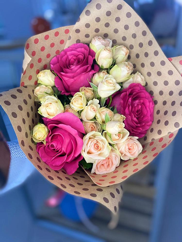 Букет цветов из: Розы в Чурилково