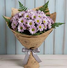 Букет цветов из:  Хризантемы в Чурилково