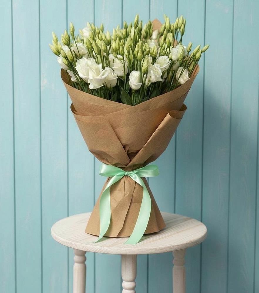 Букет цветов из: Лизиантусы в Чурилково