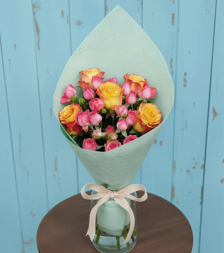 Букет цветов из: Розы в Чурилково