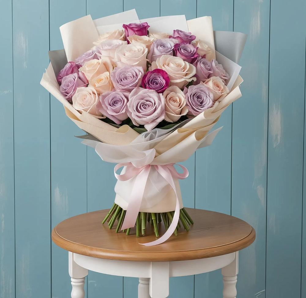 Букет цветов из: Розы в Чурилково