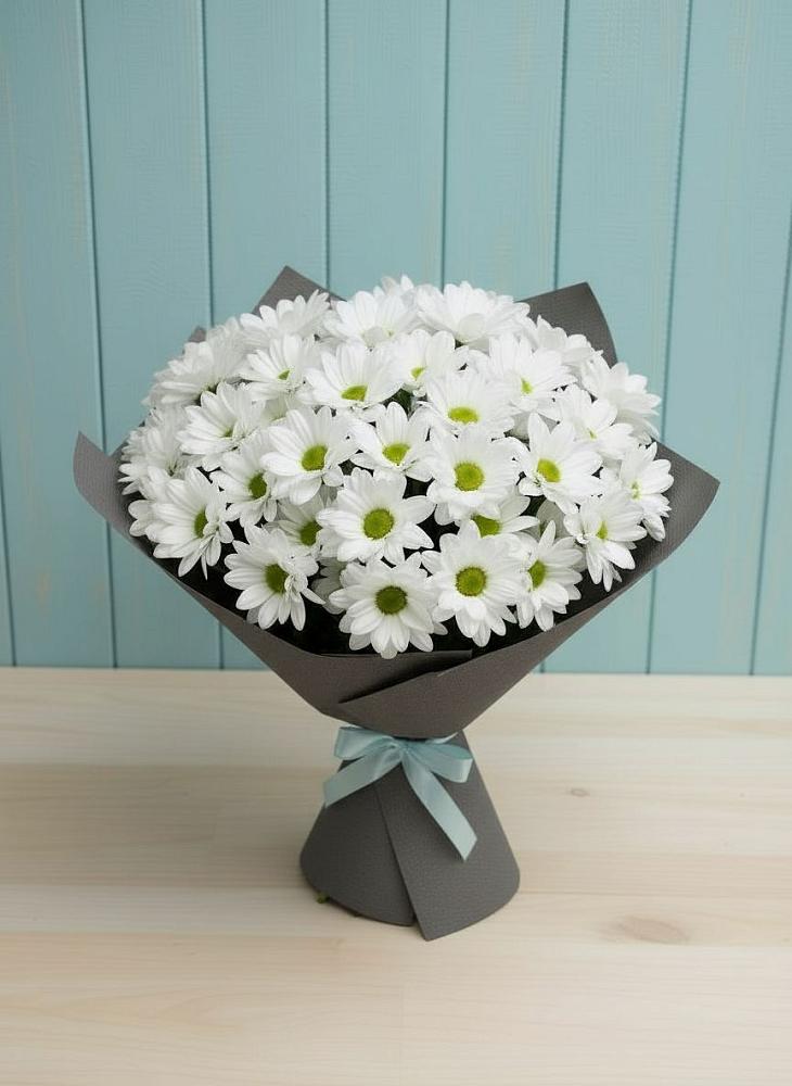 Букет цветов из: Хризантемы в Чурилково