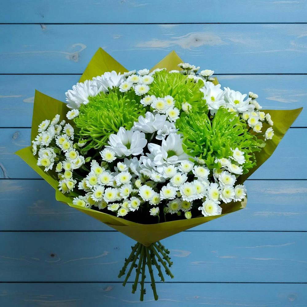 Букет цветов из: Хризантемы в Чурилково
