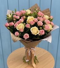 Букет цветов из:  Розы в Чурилково