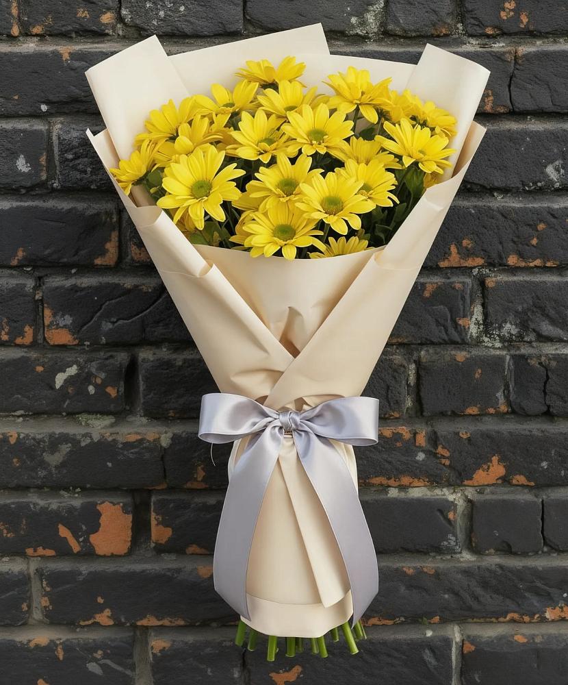 Букет цветов из: Хризантемы в Чурилково