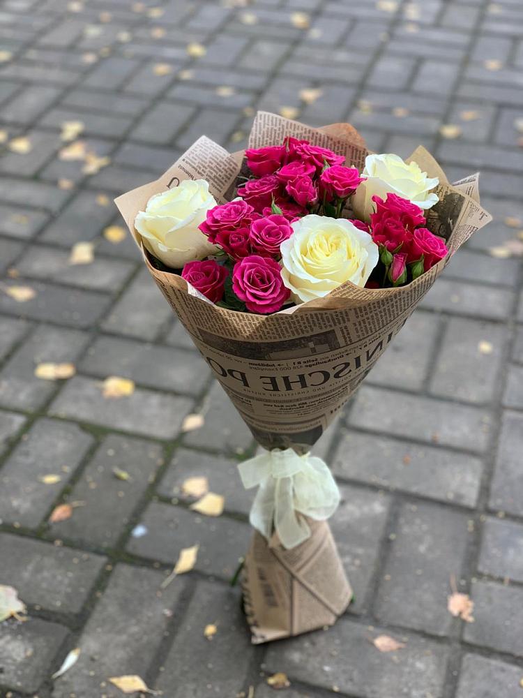 Букет цветов из: Розы в Чурилково