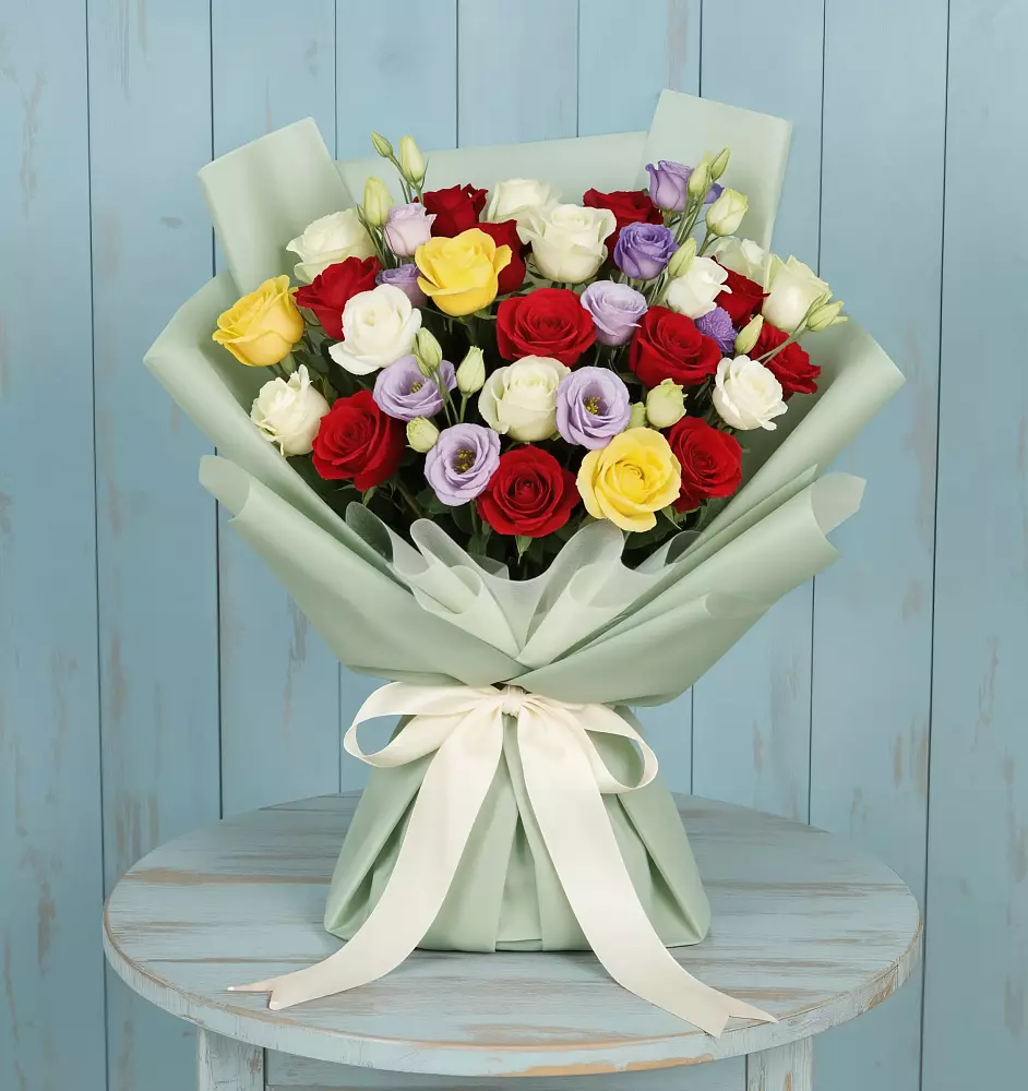 Букет цветов из: Розы в Чурилково