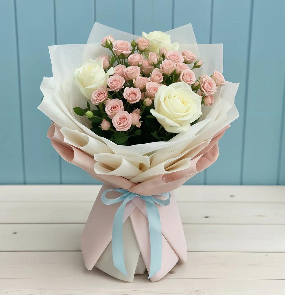 Букет цветов из: Розы в Чурилково